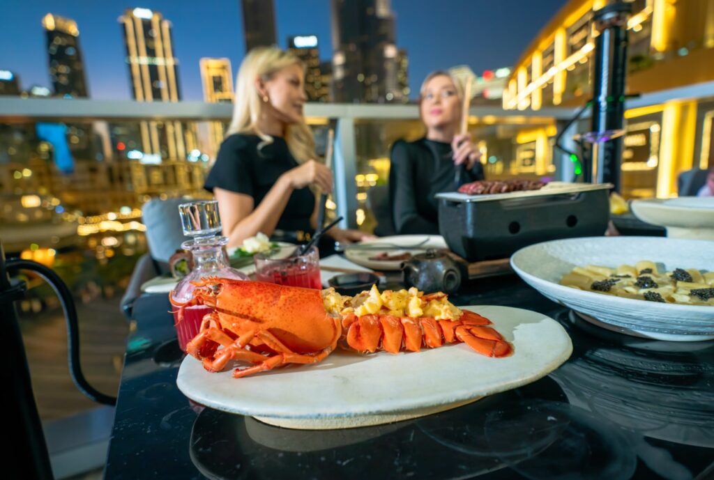 Outdoor Dining in Dubai AMAYA