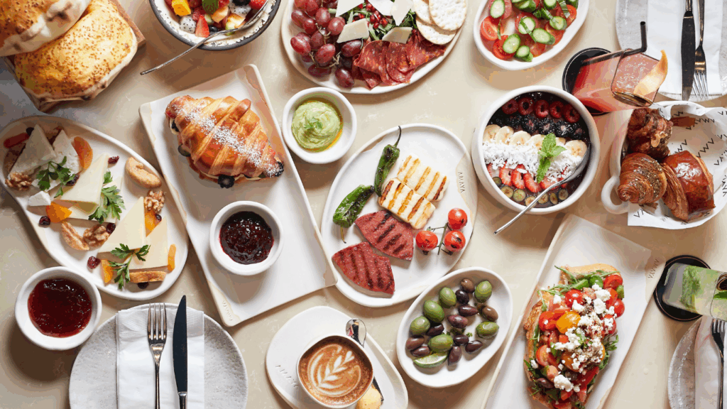 Turkish Breakfast at AMAYA