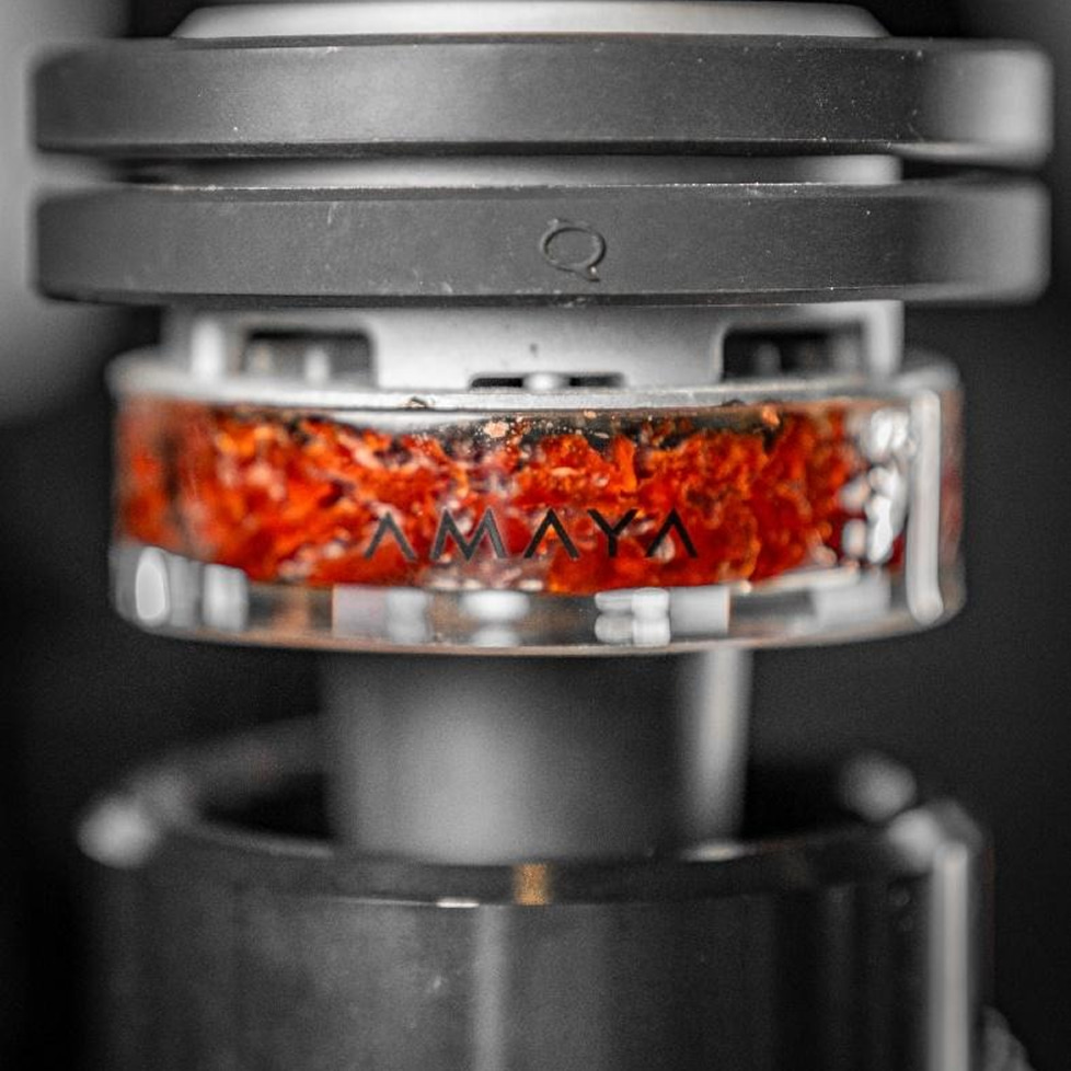 The closeup of shisha with flavor in it